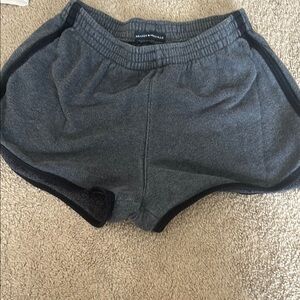 Gray & Black Women's Shorts